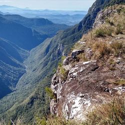 Scenic view of mountains