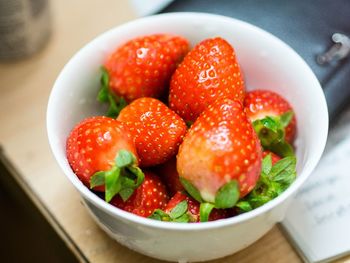 Close-up of fruits in bowl