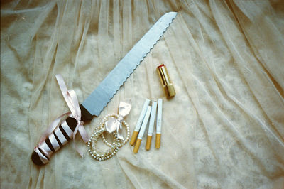 Close up of electric lamp