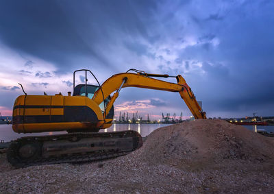 View of construction site against sky