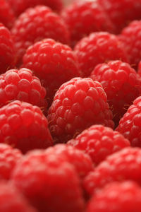 Full frame shot of strawberries