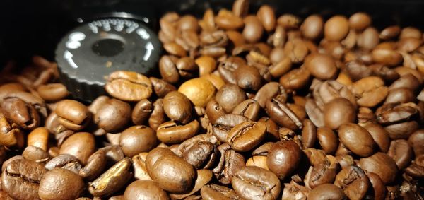 Close-up of coffee beans