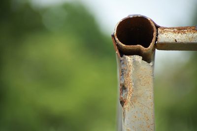 Close-up of rusty metal