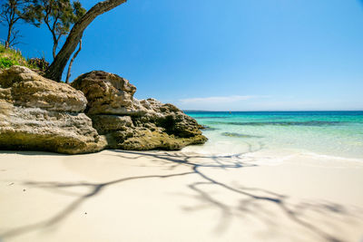 Murrays beach, within booderee national park in jervis bay territory, australia. south of sydney.