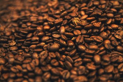 Close-up of coffee beans