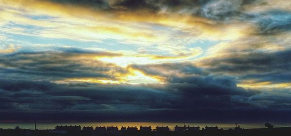 Scenic view of dramatic sky