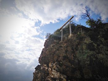 Low angle view of building against sky