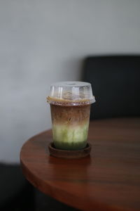 Close-up of coffee on table