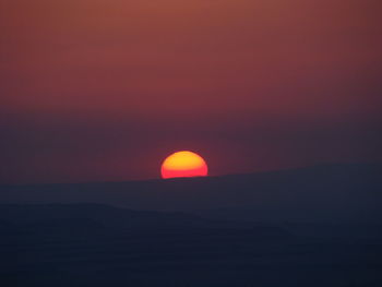 Scenic view of sunset
