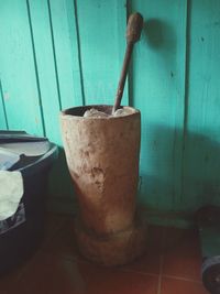 Close-up of potted plant on table