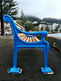 Empty chairs in playground