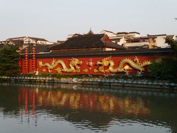 Buildings in front of sea