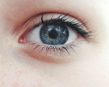 Close-up portrait of human eye