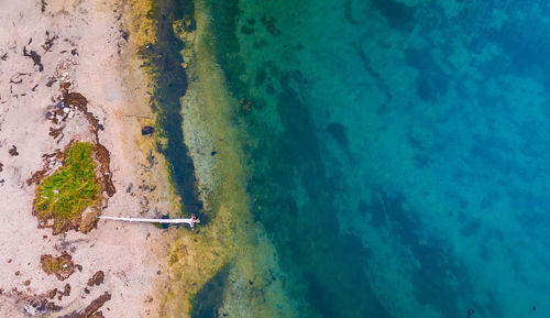 Aerial view of sea