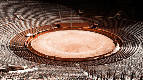 Interior of empty stage