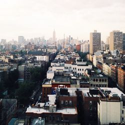 Buildings in city