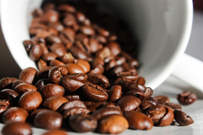 Close-up of coffee beans