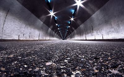 Surface level of illuminated street lights