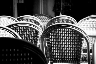 Chairs arranged indoors