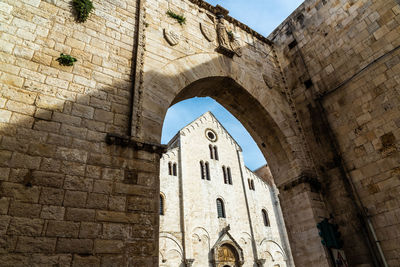 Low angle view of old building