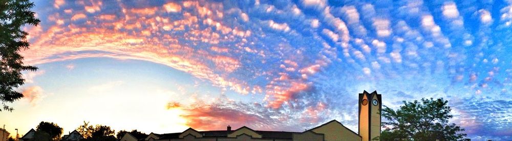 Low angle view of cloudy sky