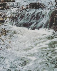 Scenic view of snow covered landscape