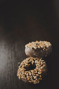 Close-up of bread on table