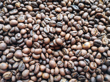 Full frame shot of coffee beans