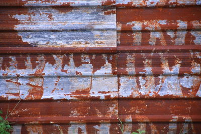 Full frame shot of weathered wall