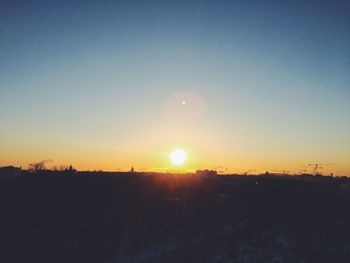 Scenic view of sunset