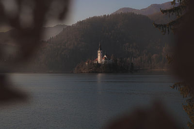 The island in the bled s lake