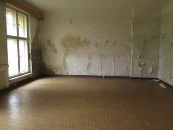 Empty corridor of building