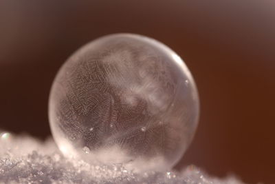 Close up of moon