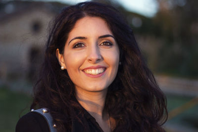 Portrait of a smiling young woman