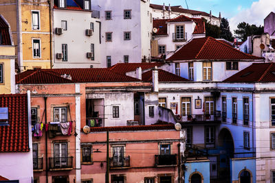 View of residential buildings