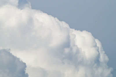 Low angle view of cloudy sky