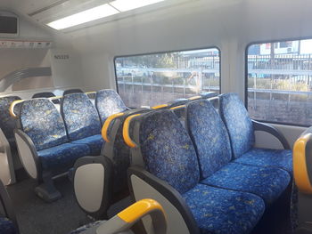 Interior of train