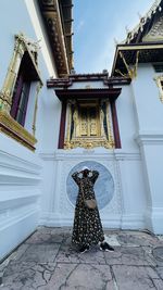 Low angle view of temple