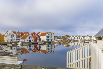 Buildings in water