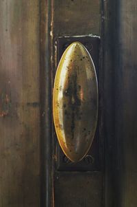 Close-up of object on wall