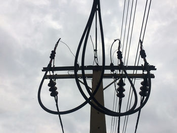 Low angle view of cloudy sky