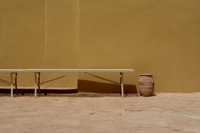 Lifeguard hut on sand