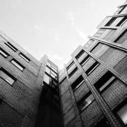 Low angle view of residential buildings