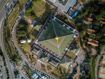 Aerial view of city