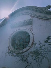 Low angle view of building against sky