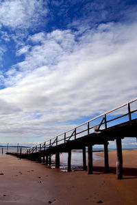 Bridge over calm sea