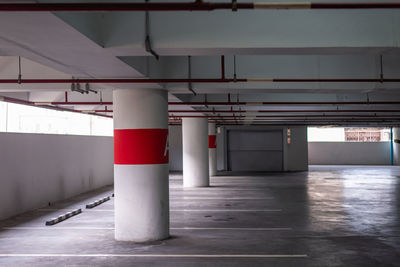 View of empty parking lot