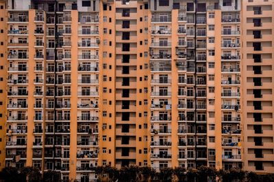 Full frame shot of buildings in city