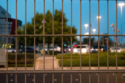 Chainlink fence on chainlink fence