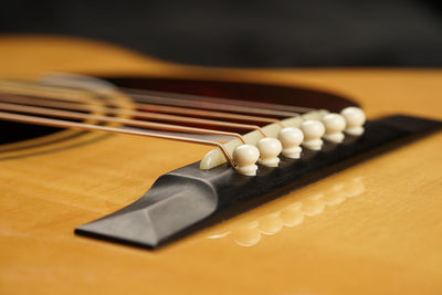 Full frame shot of guitar